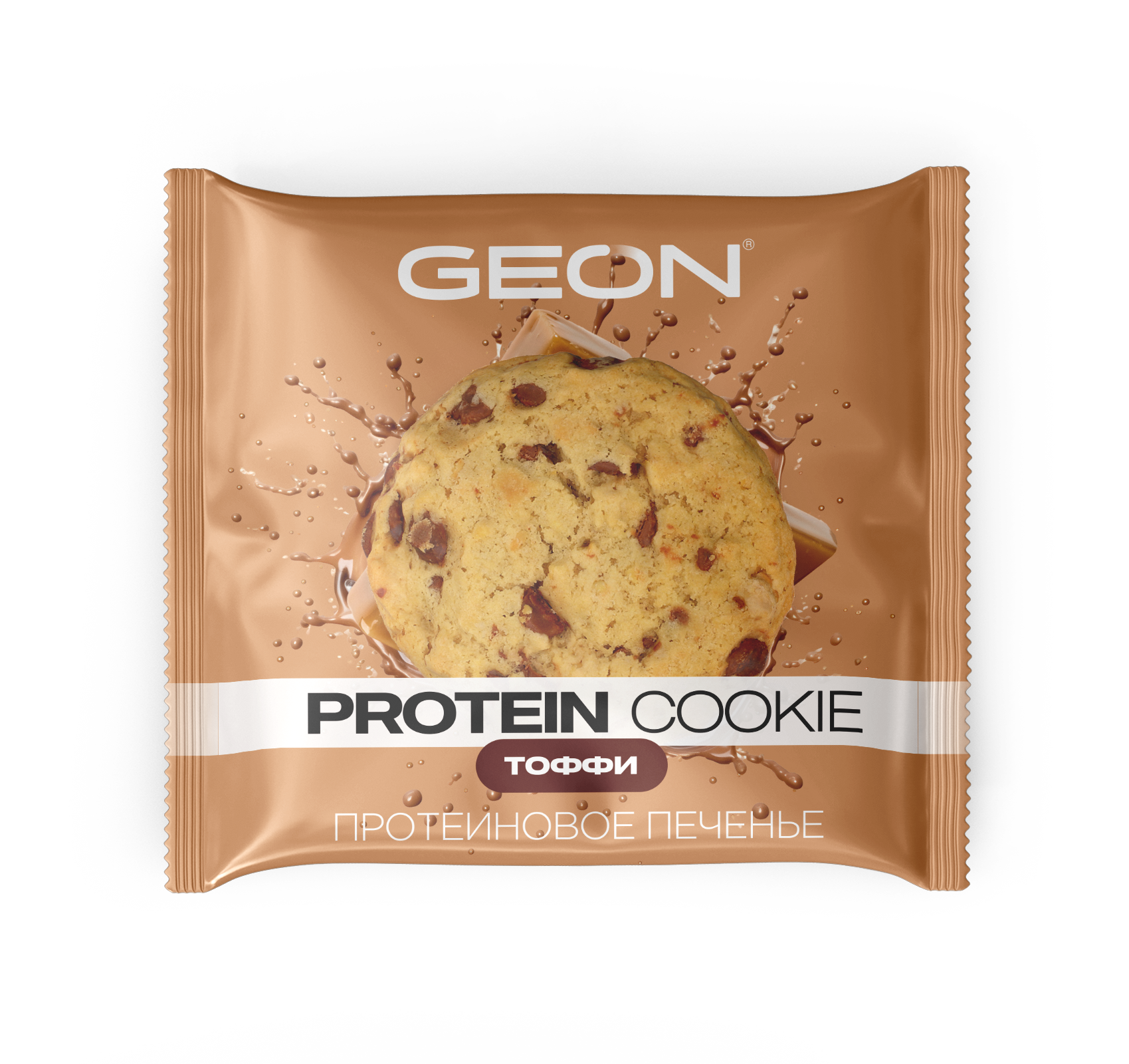 Протеиновое печенье GEON™ PROTEIN COOKIE Тоффи, 25% белка (40 г х 10 шт.)